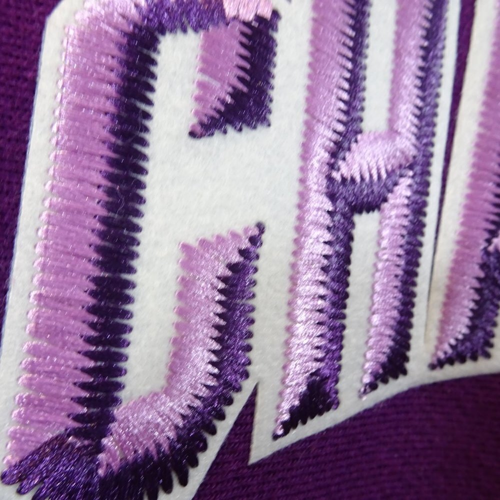 Champion Reverse Weave Crew Sweatshirt Size M NEW Spell Out Logo Pink Purple - Picture 4 of 7